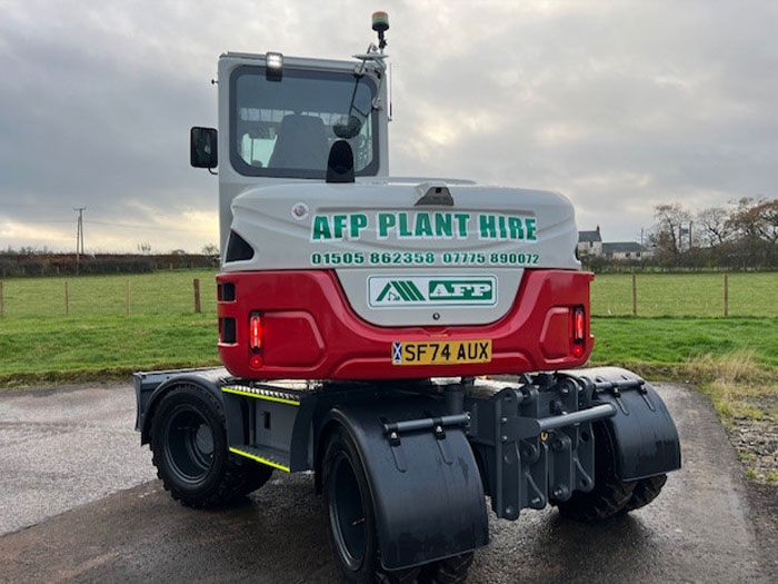 AFP plant machinery working on a construction project
